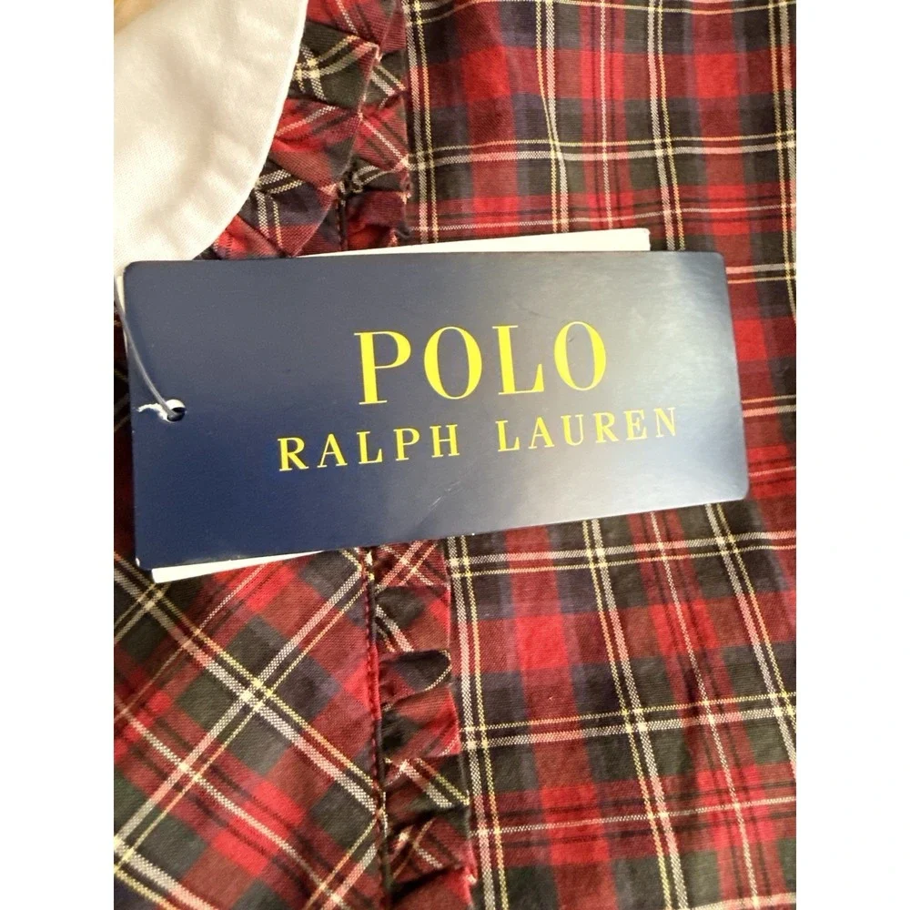 Ralph Lauren Girls Plaid Dress
